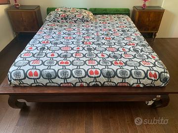 Letto matrimoniale etnico stile zen/orientale
