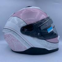 Casco Hjc i71 SERA Rosa Grigio Bianco