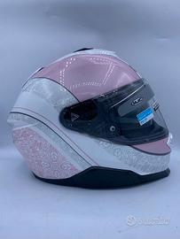 Casco Hjc i71 SERA Rosa Grigio Bianco