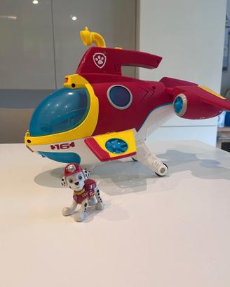 ELICOTTERO PAW PATROL CON PERSONAGGI