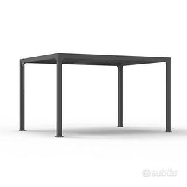 Pergola bioclimatica 3x4m da giardino in alluminio