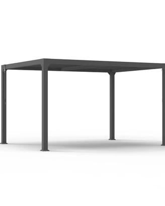Pergola bioclimatica 3x4m da giardino in alluminio