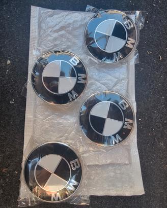 coprimozzi BMW originali Black&White