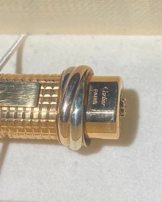 Stilografica Must de Cartier Trinity- placcato Oro