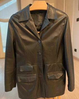 Blazer in vera pelle