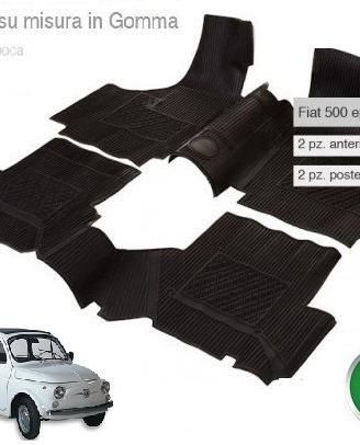 Tappetini fiat 500 epoca nero