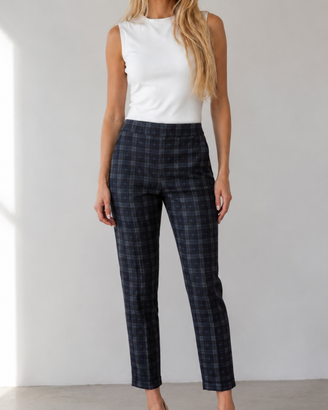 Pantaloni a quadri