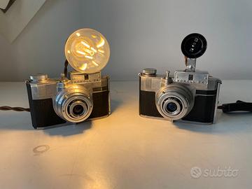 Coppia Lampade Macchina Fotografica Vintage Koroll