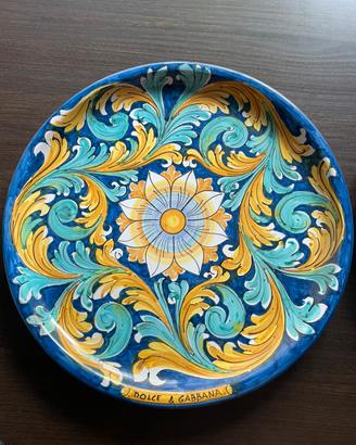 coppia di piatti  serie limitata Dolce &Gabbana