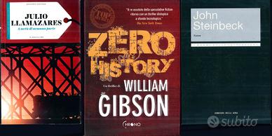 Lotto 8 Libri ROMANZI e NARRATIVA (Steinbeck, Gibs