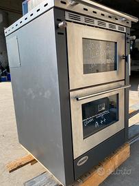 STUFA-CUCINA LEGNA PIROLISI C/FORNO mdSG60 da7,5kw