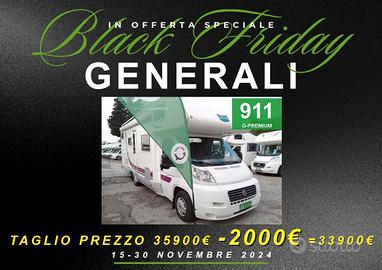 BLACK FRIDAY CAMPER MCLOUIS DUCATO MANSARDATO 7 PO