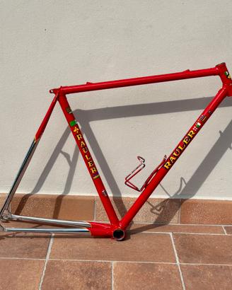 Telaio Rauler 54,5 con forcella, acciaio, anni ‘80