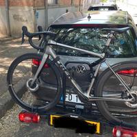 Porta bici gancio traino basculante EUFAB
