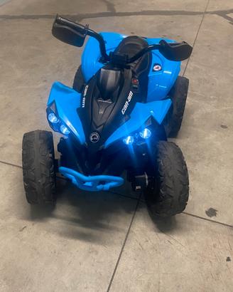 Quad Can-Am blu-nero 12 V