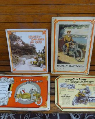 Insegne Harley-Davidson in latta 1995