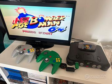 Nintendo 64 Completa + 2 controller + Gioco