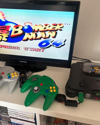 Nintendo 64 Completa + 2 controller + Gioco