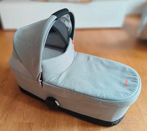 Navicella Cybex Cot S Grigia + Adattatori Eezy 