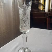 Calici in cristallo molato - 3 pezzi