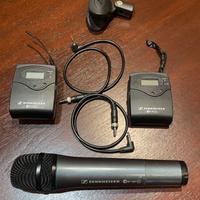 Sennheiser radiomicrofoni ew100 G2 Trio