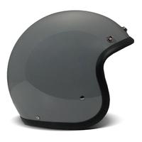 Crayon grey - casco jet vintage moto