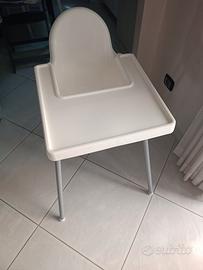 Seggiolone ikea con vassoio 