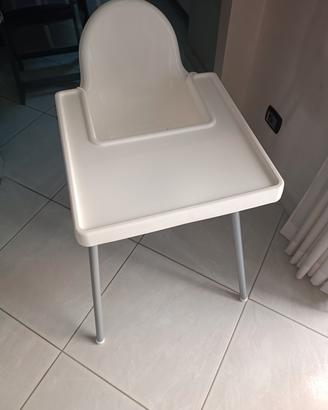 Seggiolone ikea con vassoio 