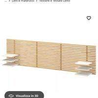 Testiera letto ikea