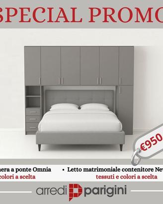 -Camera-ponte-letto matrimoniale contenitore