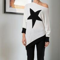 Maglione Talco stella assimetrica taglia M 