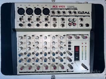 KARMA MX 4908 - MIXER MICROFONICO 8 CANALI