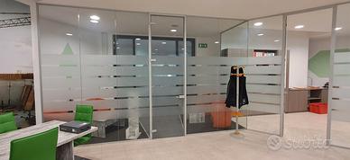 PARETI DIVISORIE IN VETRO STRATIFICATO