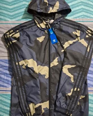 Adidas Windbreaker Giacca a vento Giubbino mimetic