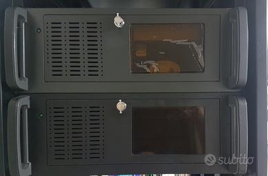 Case per pc a rack 19" 4U nero