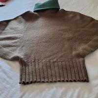 Maglione poncho 💯 alpaca