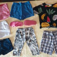 12 pezzi abbigliamento estivo bimba 3 - 4 anni