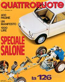 Rivista quattroruote novembre 1972