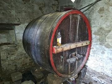 botte in legno 18 quintali 
