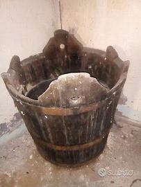 Tinozza in rovere vintage