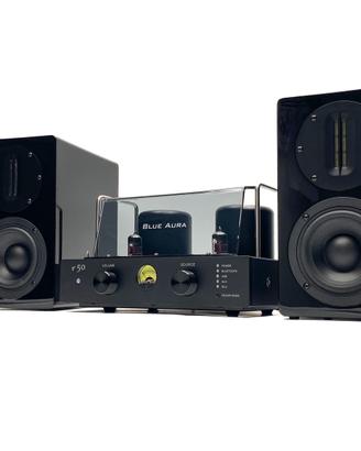 Set Hi-Fi Blue Aura nuovi amplificatore+diffusori