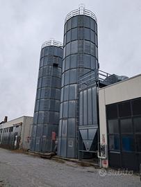 Impianto di aspirazione, filtro a maniche