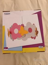 Lampadario camera bimba fuori e farfalle