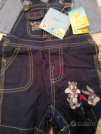 Salopette più camicetta fagottino