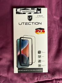 2 vetrini protettivi iPhone 15