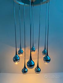 Lampada Angelo Brotto Esperia anni 70 cromata