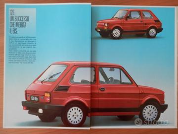 Fiat 126 Bis - 704cc - depliant originale 02/1988