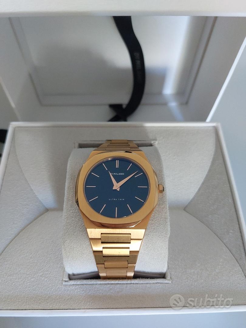 Orologio D1 Milano ultra thin acciaio oro rosa Abbigliamento e Accessori In vendita a Milano