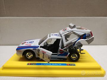 MODELLO AUTO LANCIA DELTA S4 RALLY WHITE BURAGO