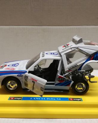 MODELLO AUTO LANCIA DELTA S4 RALLY WHITE BURAGO